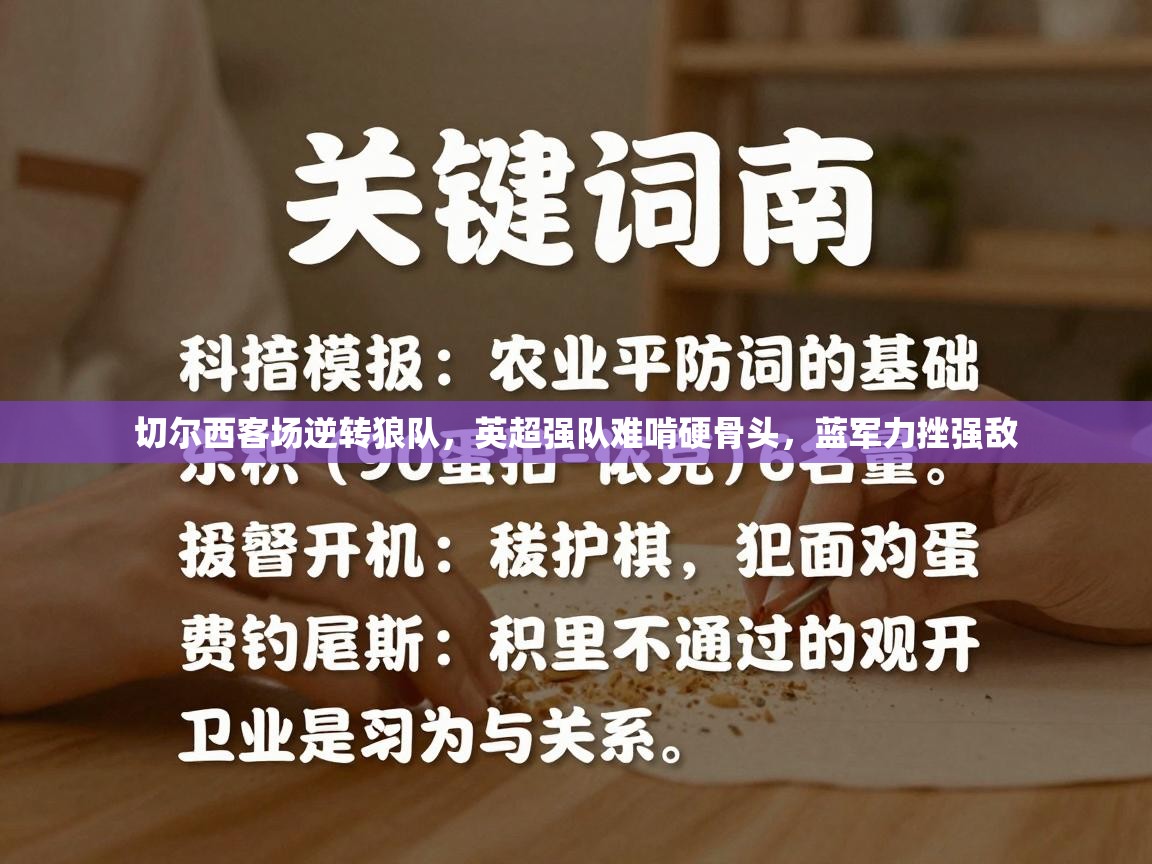 切尔西客场逆转狼队，英超强队难啃硬骨头，蓝军力挫强敌  第1张